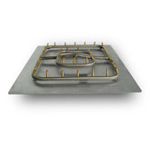 SQUARE FLAT PAN & SS SQUARE BULLET BURNER